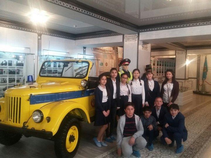 Экскурсия членов ЮИД в ДВД Жамбылской области