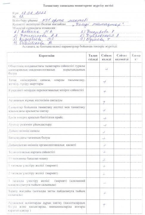 Тексеру актісі
